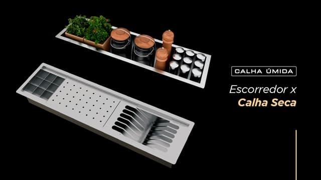 Cover Image for Qual é a diferença entre Escorredor e Calha Seca?