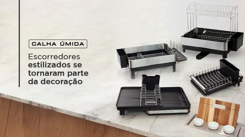 Cover Image for Escorredores Estilizados: Quando o Acessório Se Torna Uma Peça Decorativa