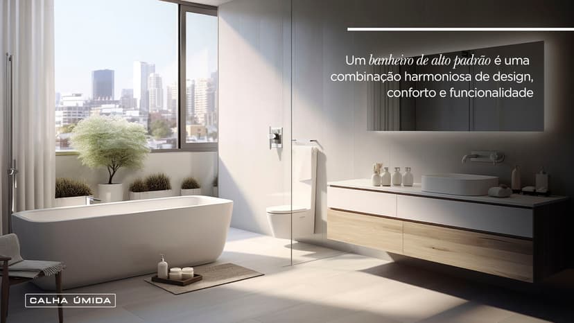 Cover Image for Design, conforto e elegância: Como criar um banheiro de alto padrão