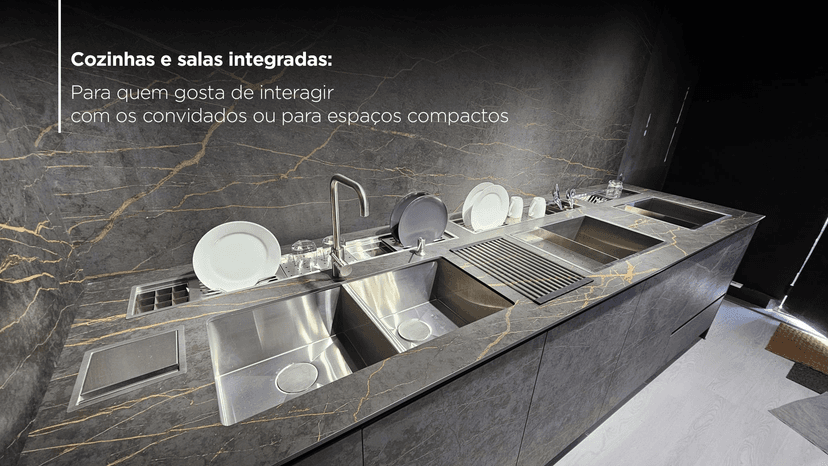 Cover Image for Como Integrar Cozinhas e Salas: Criando ambientes convidativos e práticos